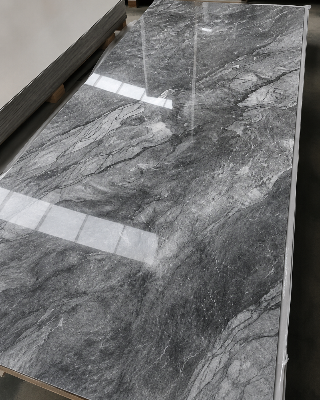 Pvc marble old grey