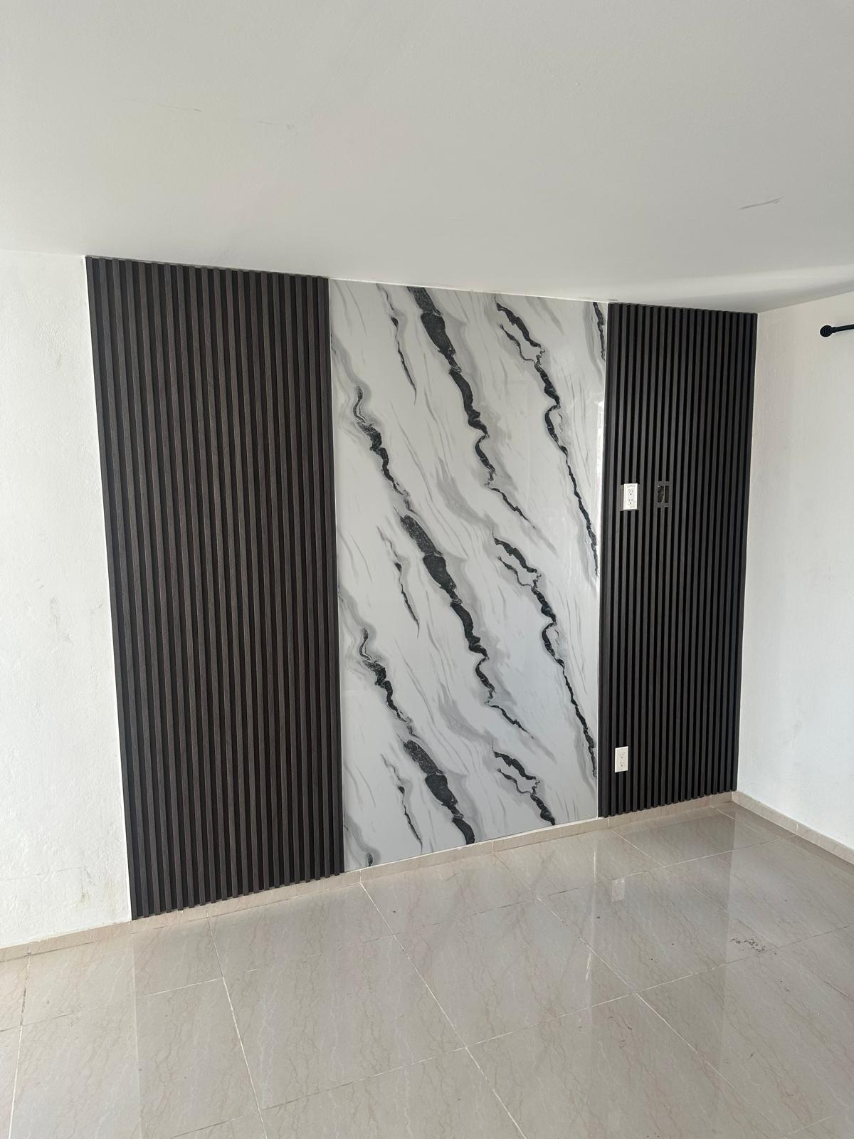 Panel white - black lines