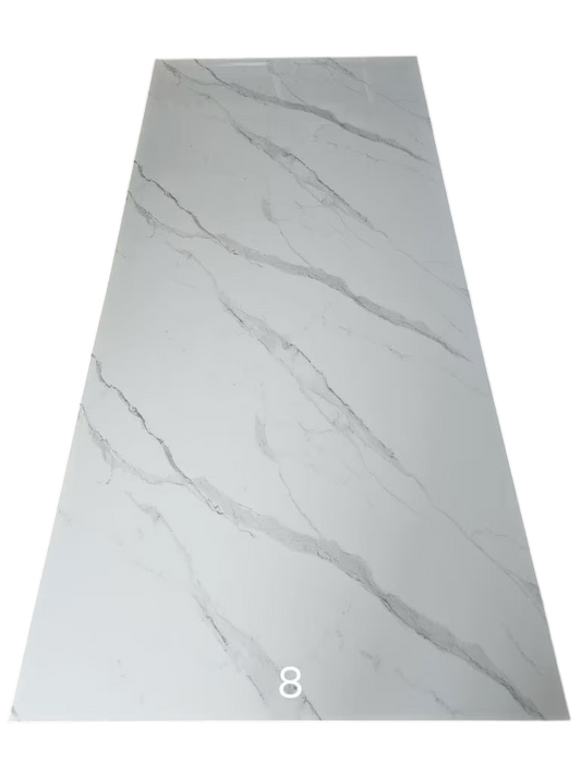 Marble look white - grey