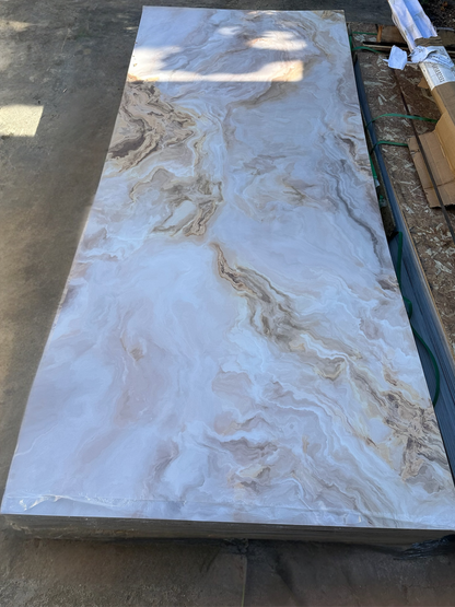 PVC marble look gold