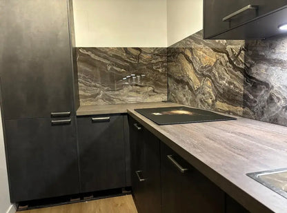 Pvc panel Marble look Onyx brown