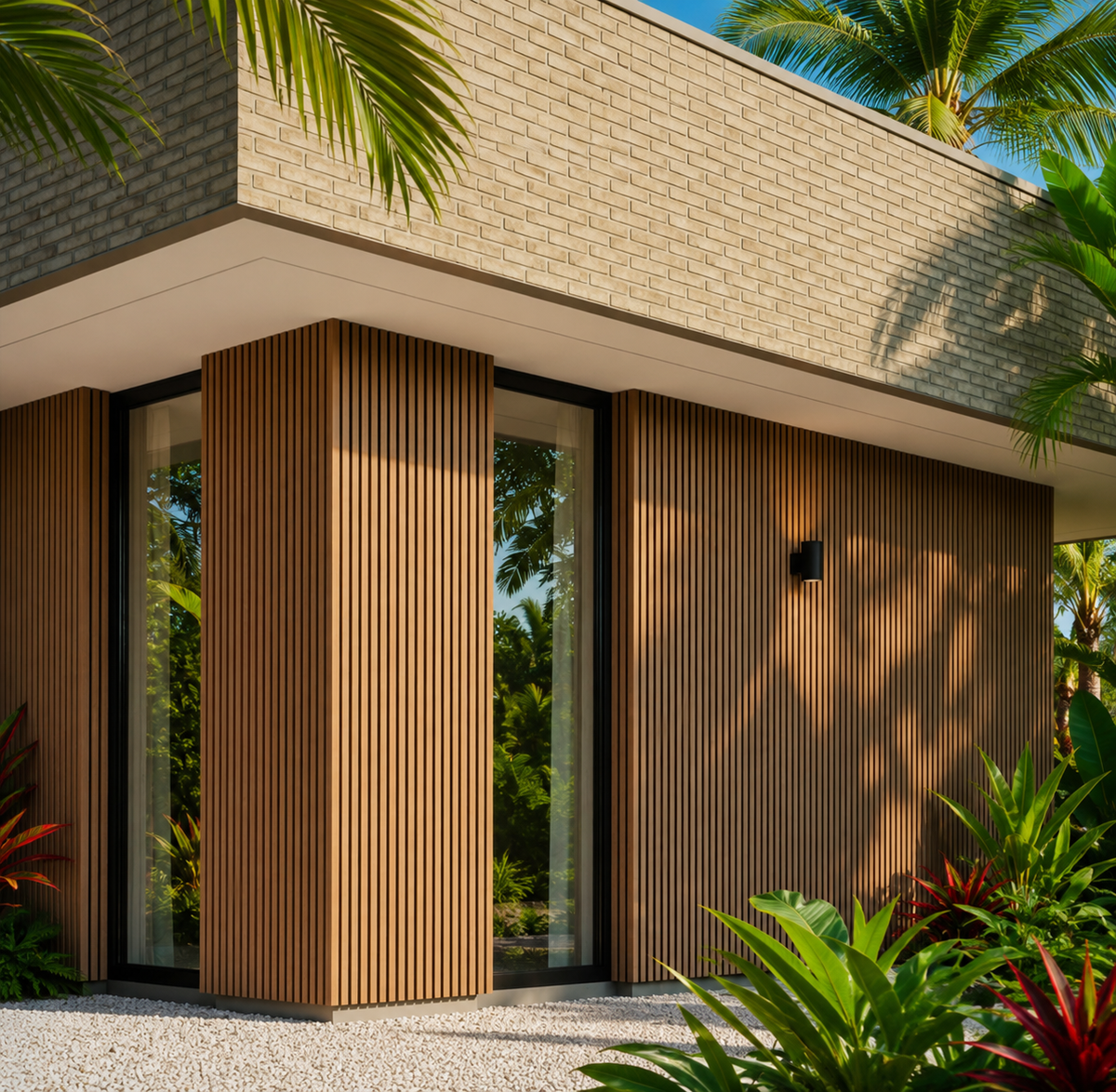 Outdoor wallpanels