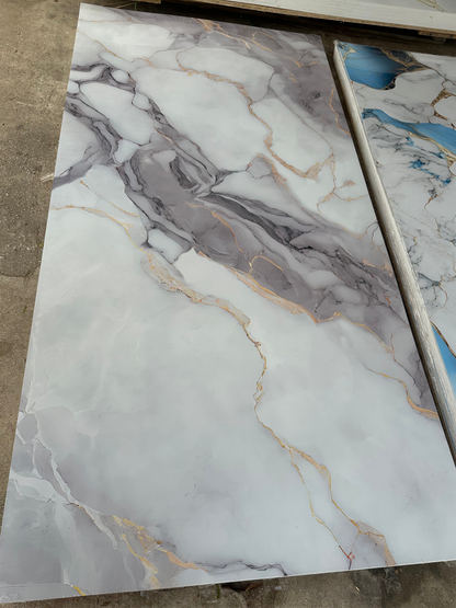 Pvc panel Marble look grey