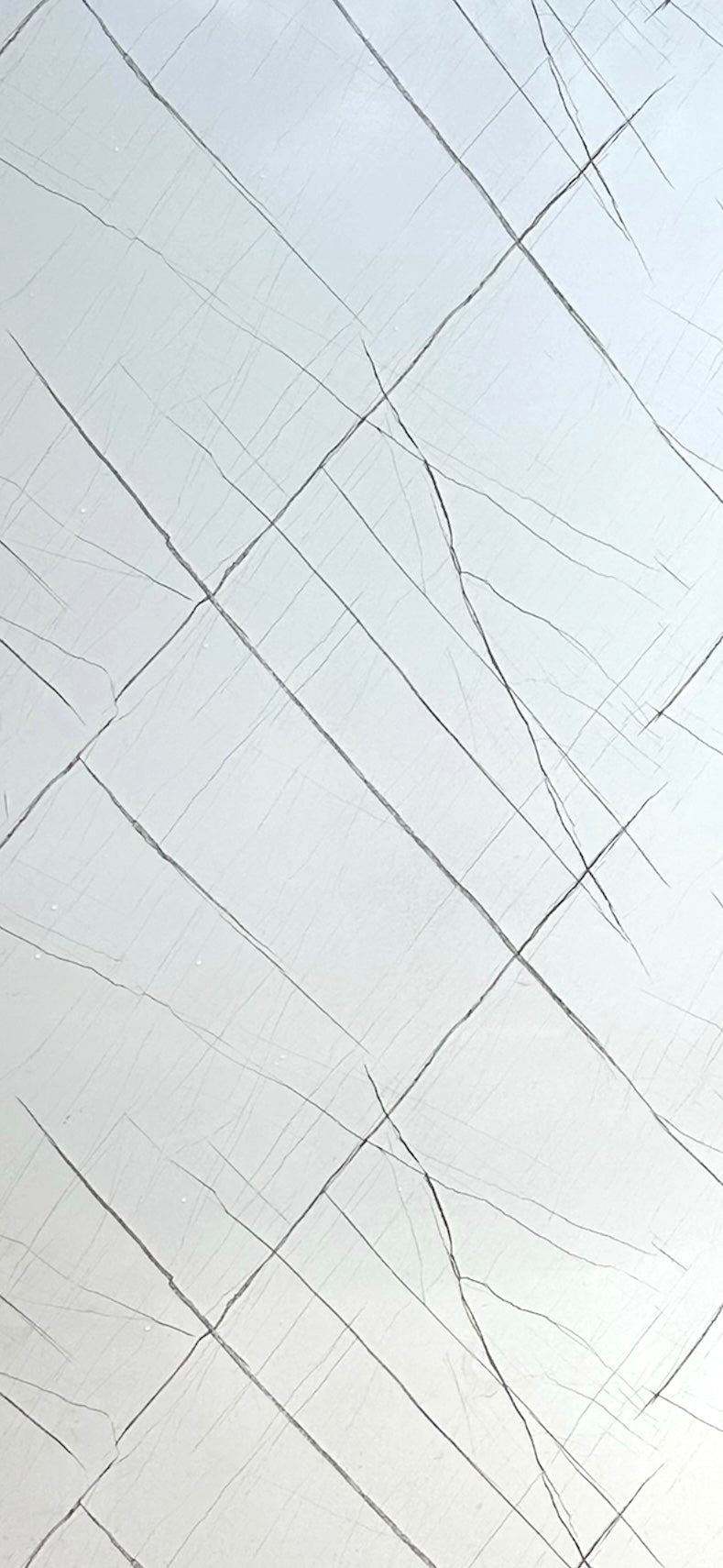 Pvc panel white - brown lines