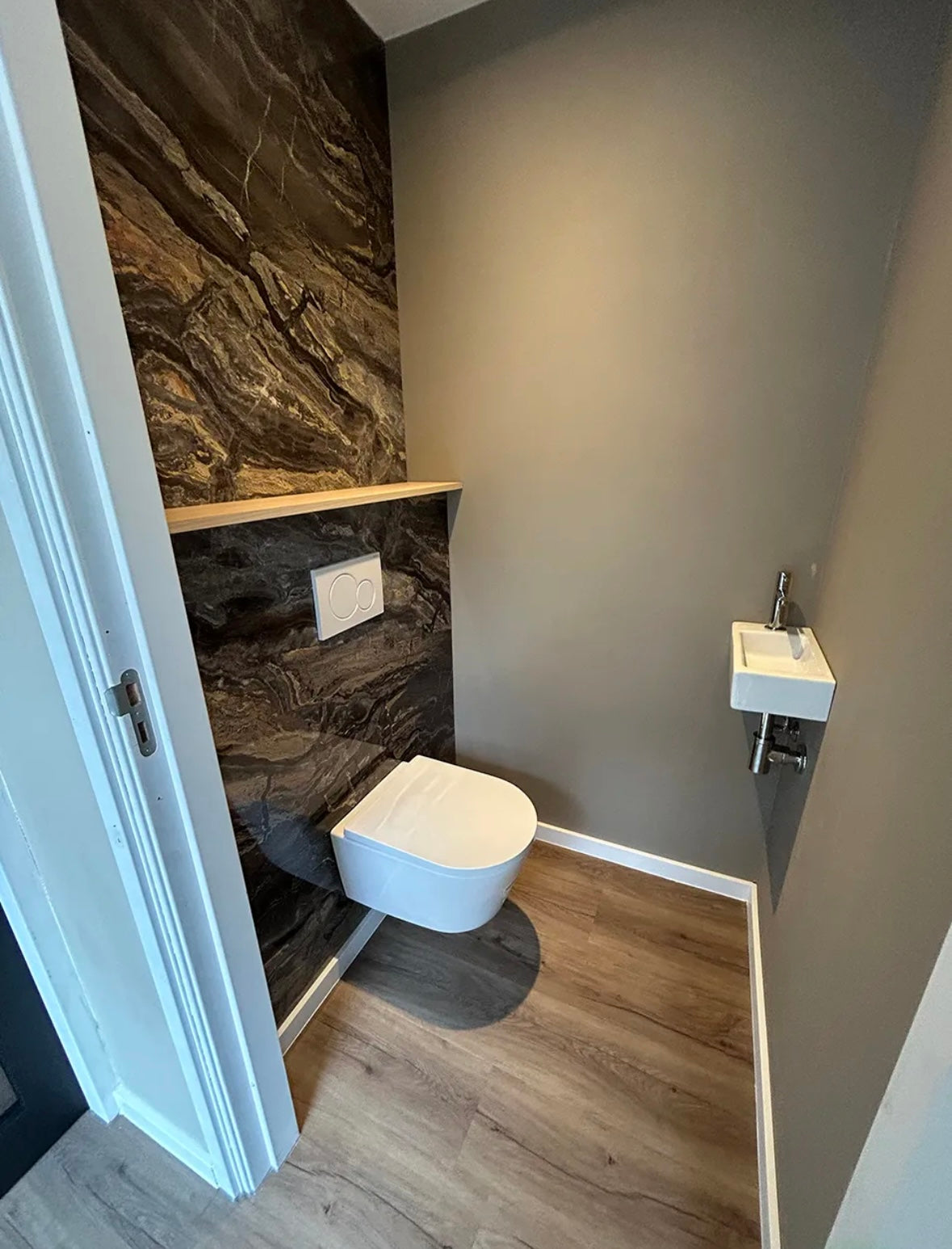 Pvc panel Marble look Onyx brown