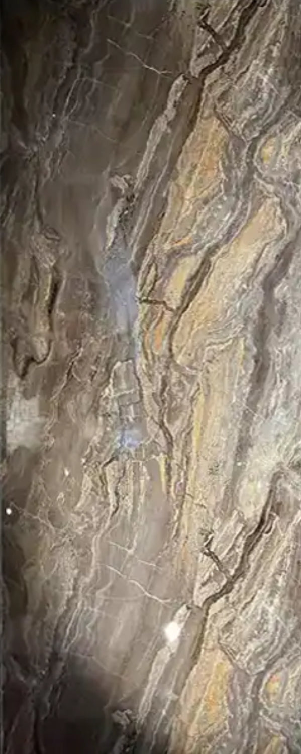 Pvc panel Marble look Onyx brown