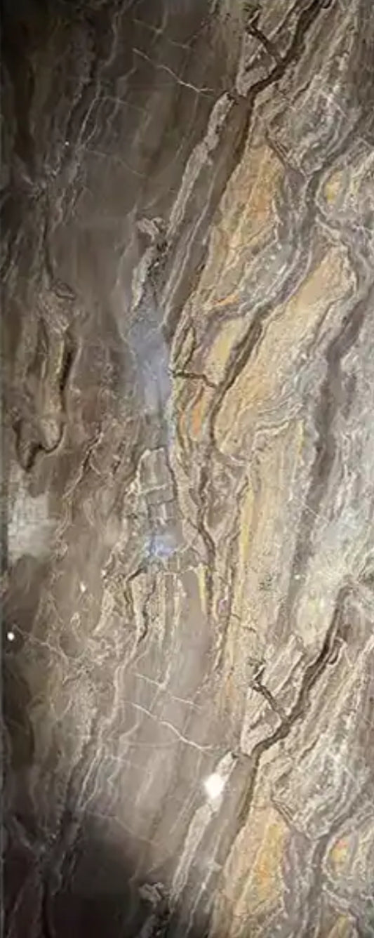 Pvc panel Marble look Onyx brown