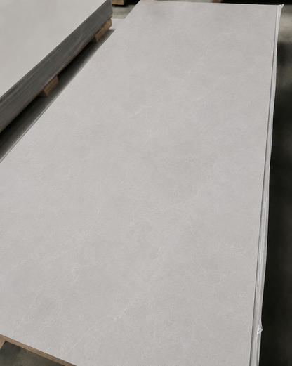 Pvc panel light grey matte finisch