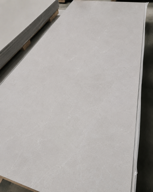 Pvc panel light grey matte finisch