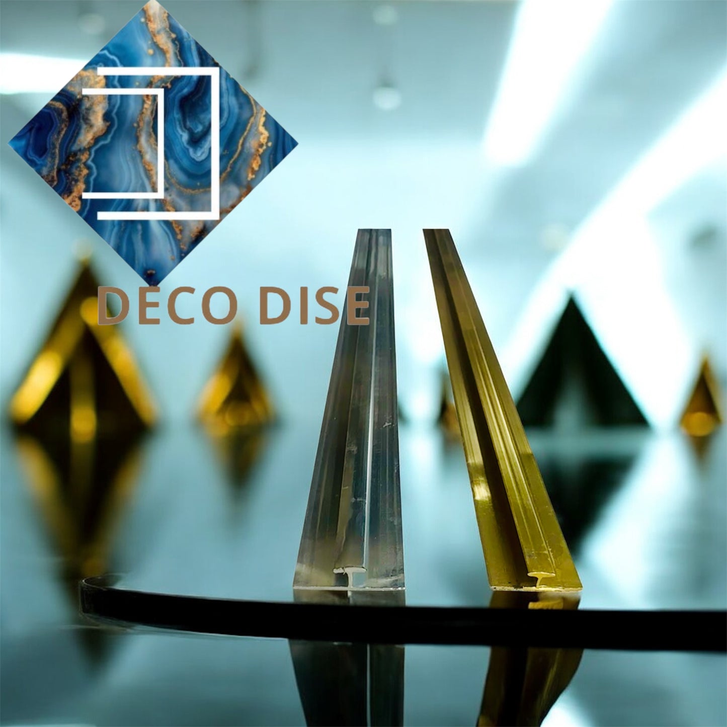 Afwerk plinten zilver/goud