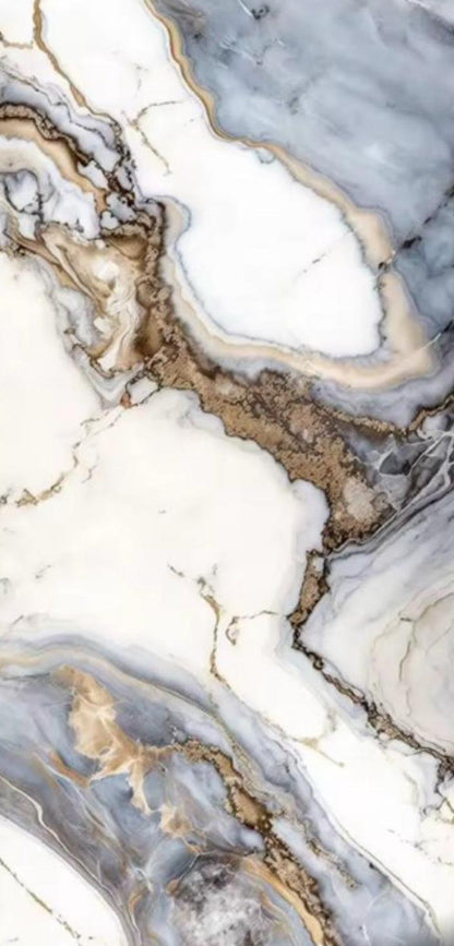 Pvc panel Marble look Brown - grey - gold