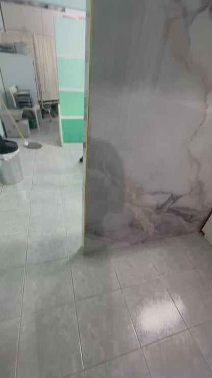 Pvc panel Marble look grey